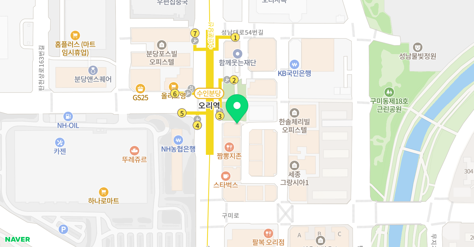 크로스 댄스스튜디오 위치