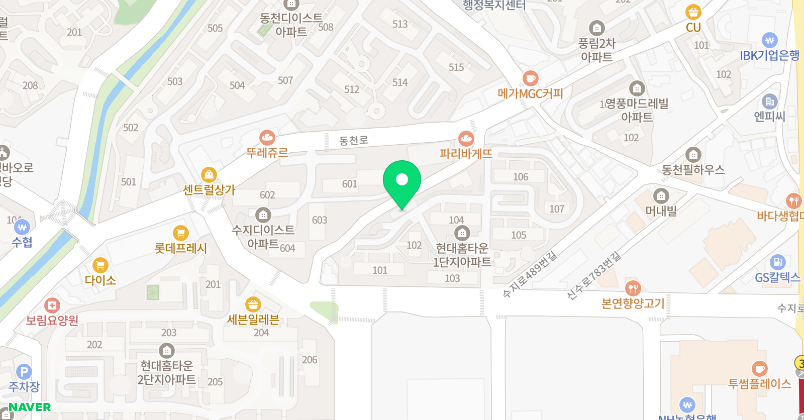 빛안아트스튜디오 미술교습소 위치
