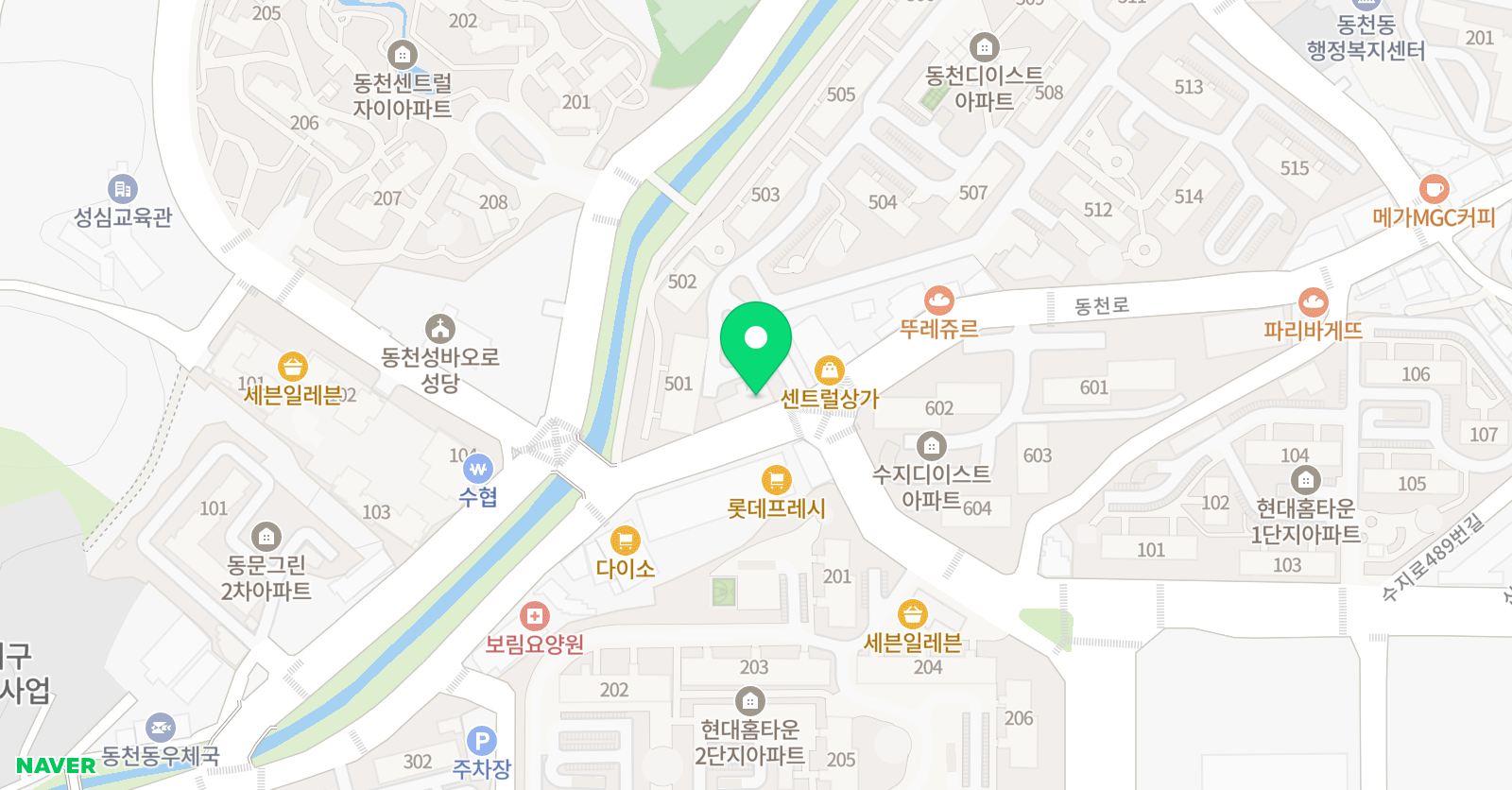 윤쌤 국어논술학원 위치