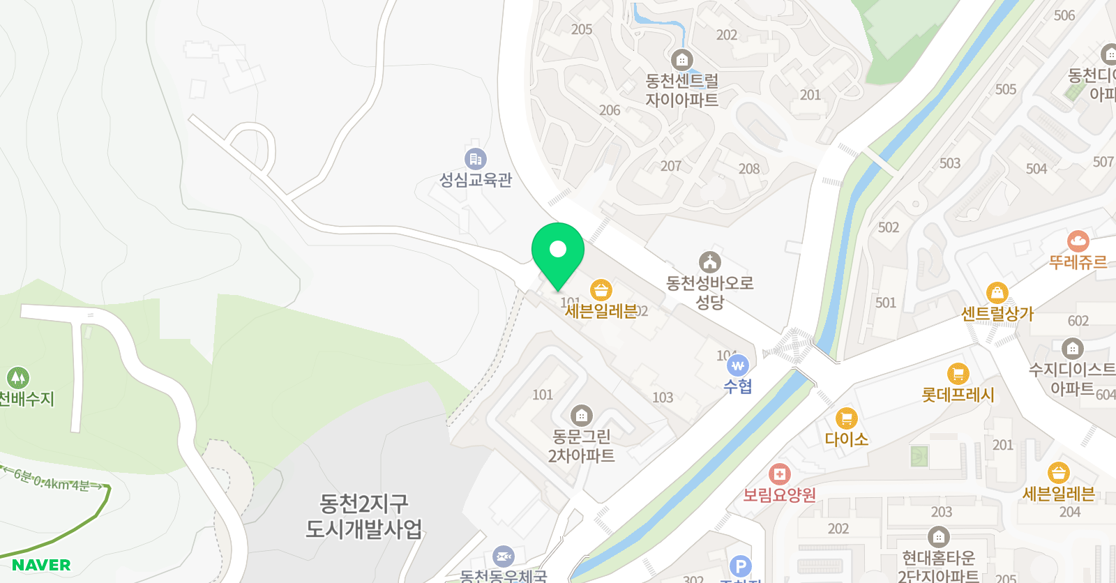 졸리점프 키즈번지 필라테스 위치