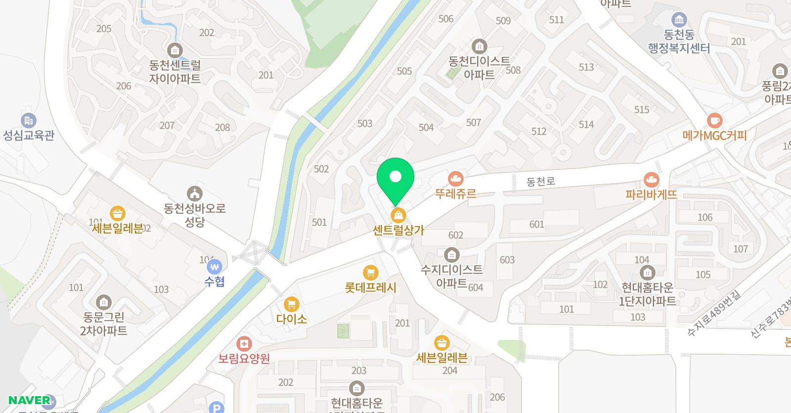 아인클랑 음악학원 위치