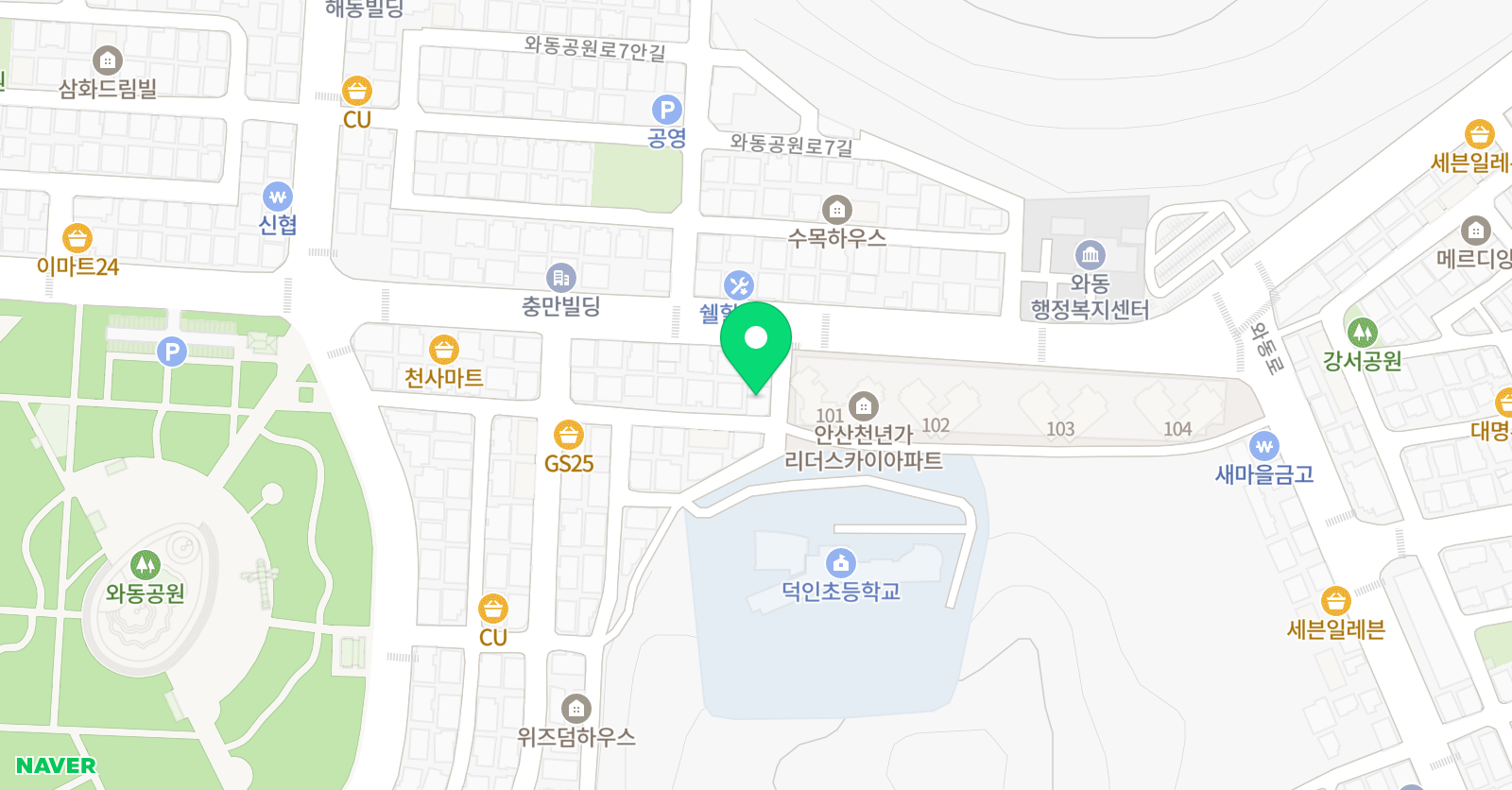 크레용하우스 위치
