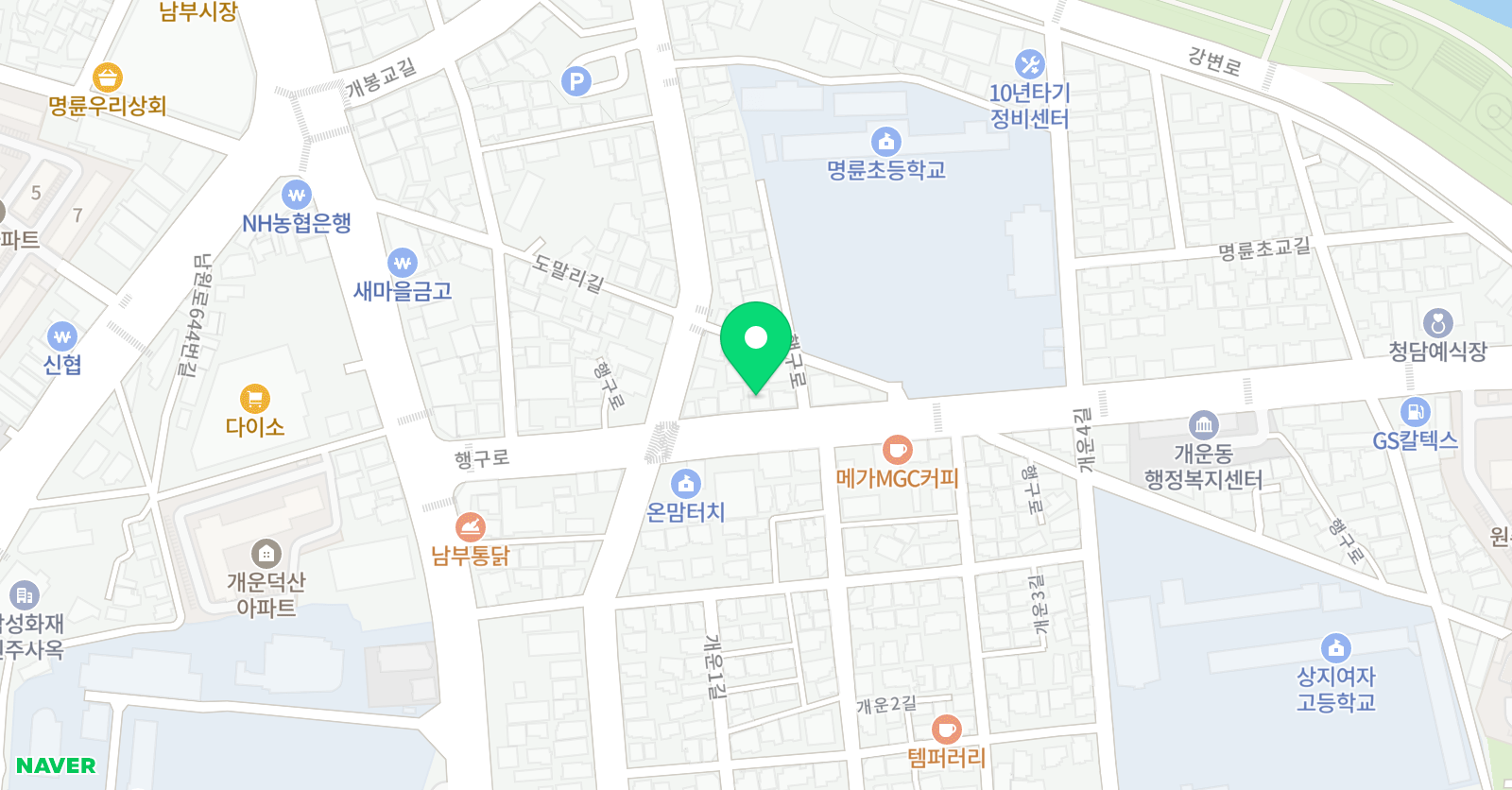 김동인영어교습소 위치
