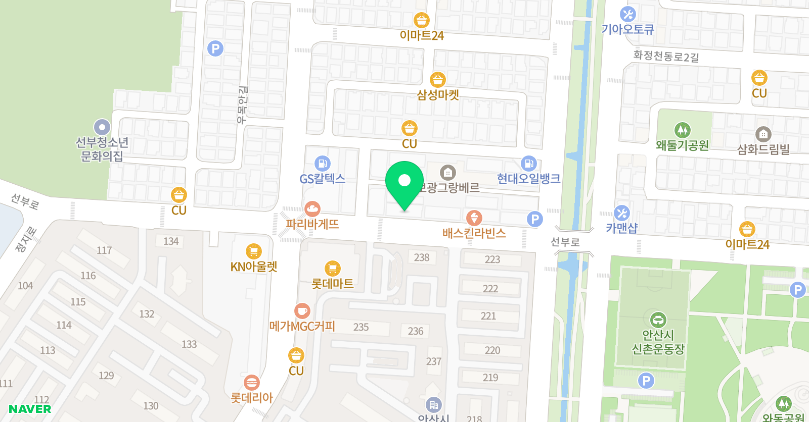 지캠프 학원 위치
