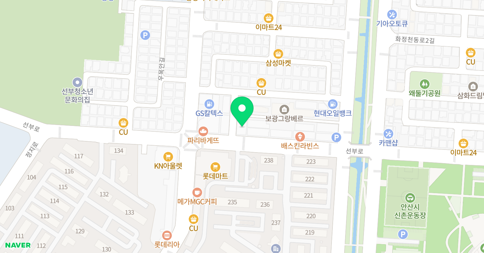 리틀아메리카 예샘학원 위치