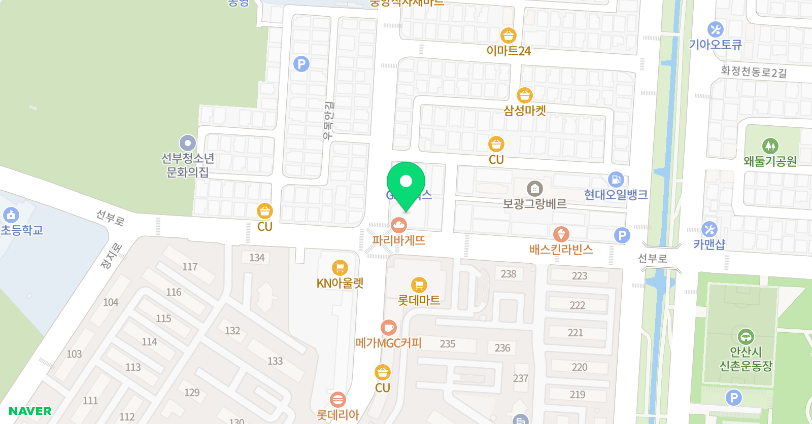 최쌤 영수학원 위치