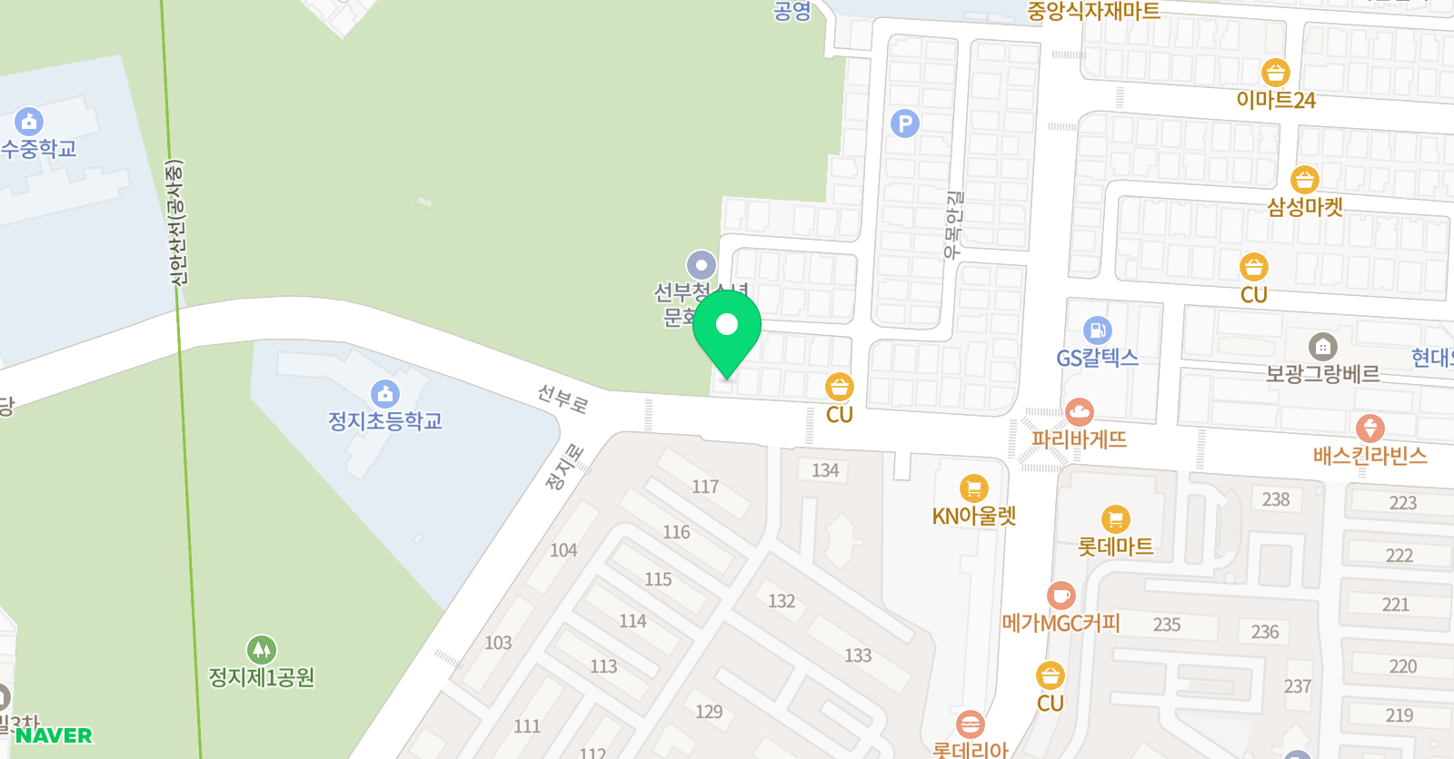 관인서현 음악학원 위치