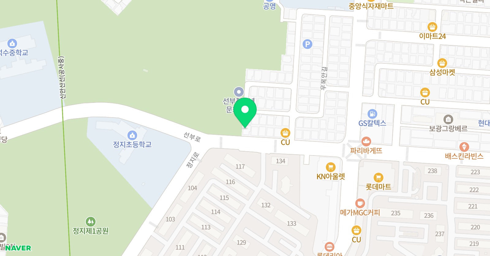 경희대명문태권도 학원 위치