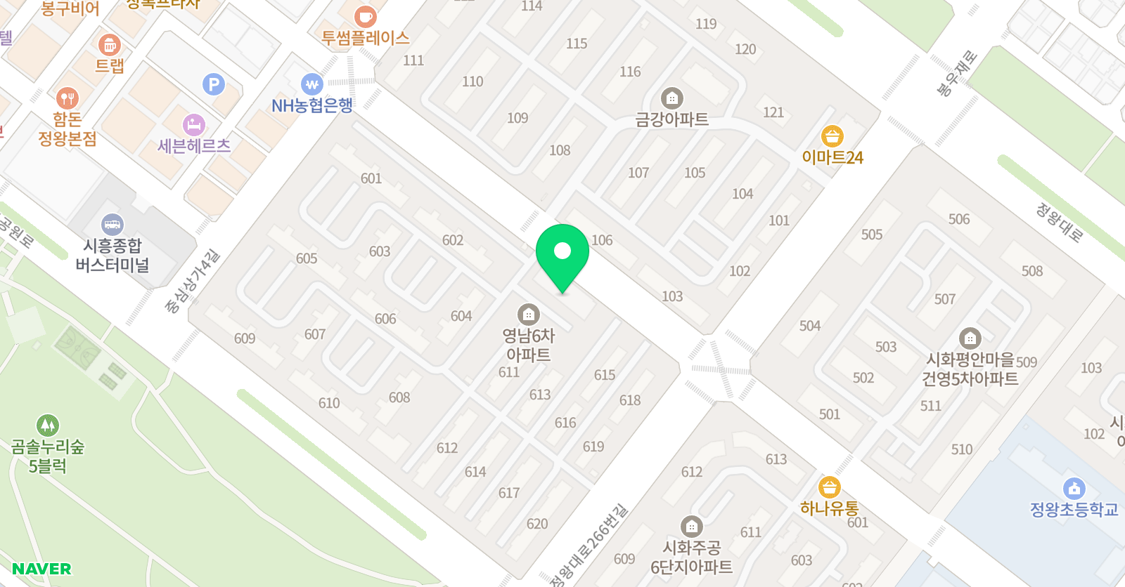 에스디주니어 학원 위치