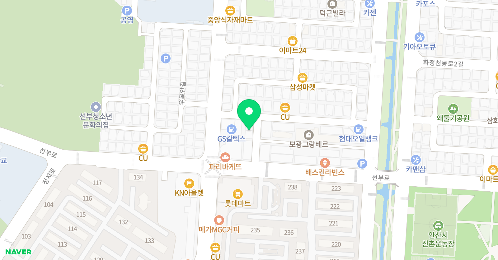 베스트 태권도&바른자세운동센터 위치