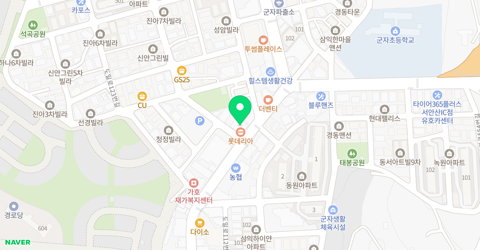 강해 GYM 위치