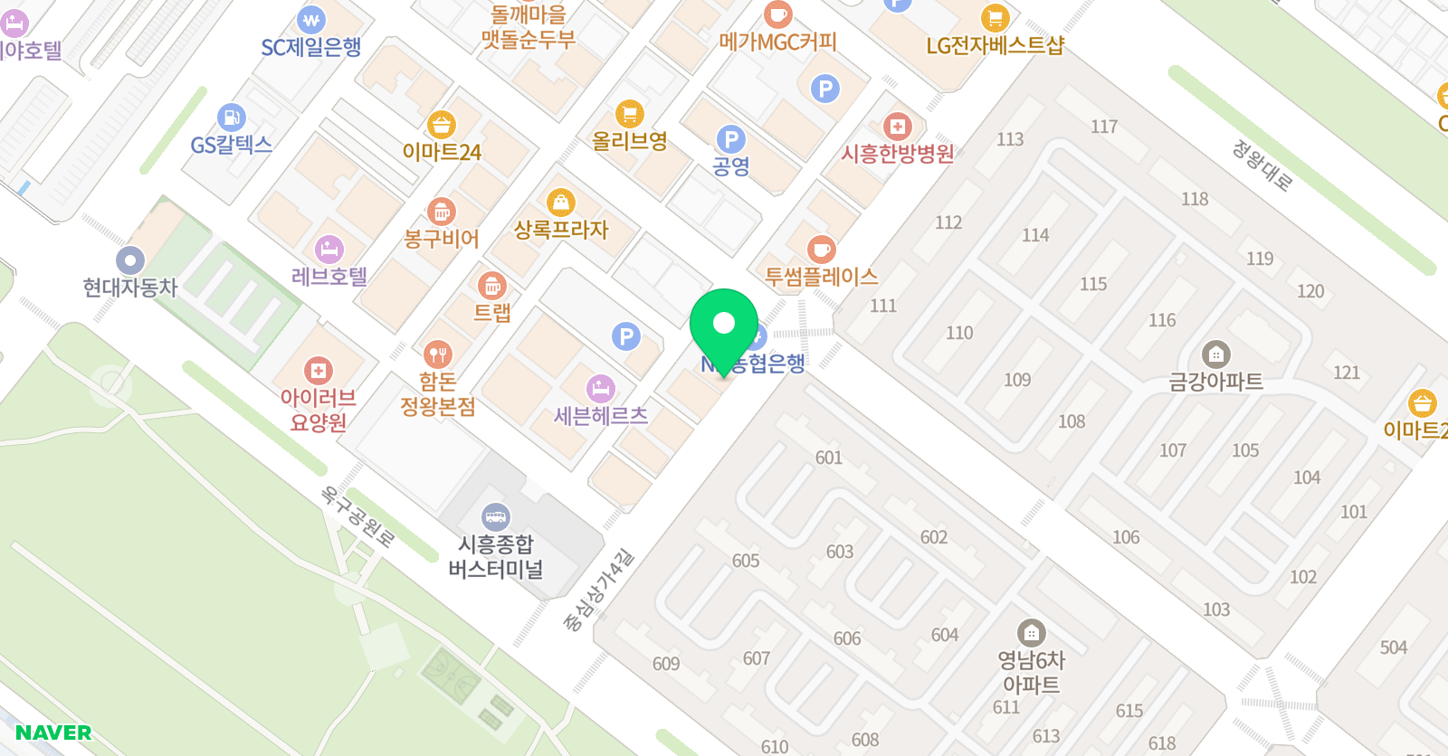 에스디 학원 위치