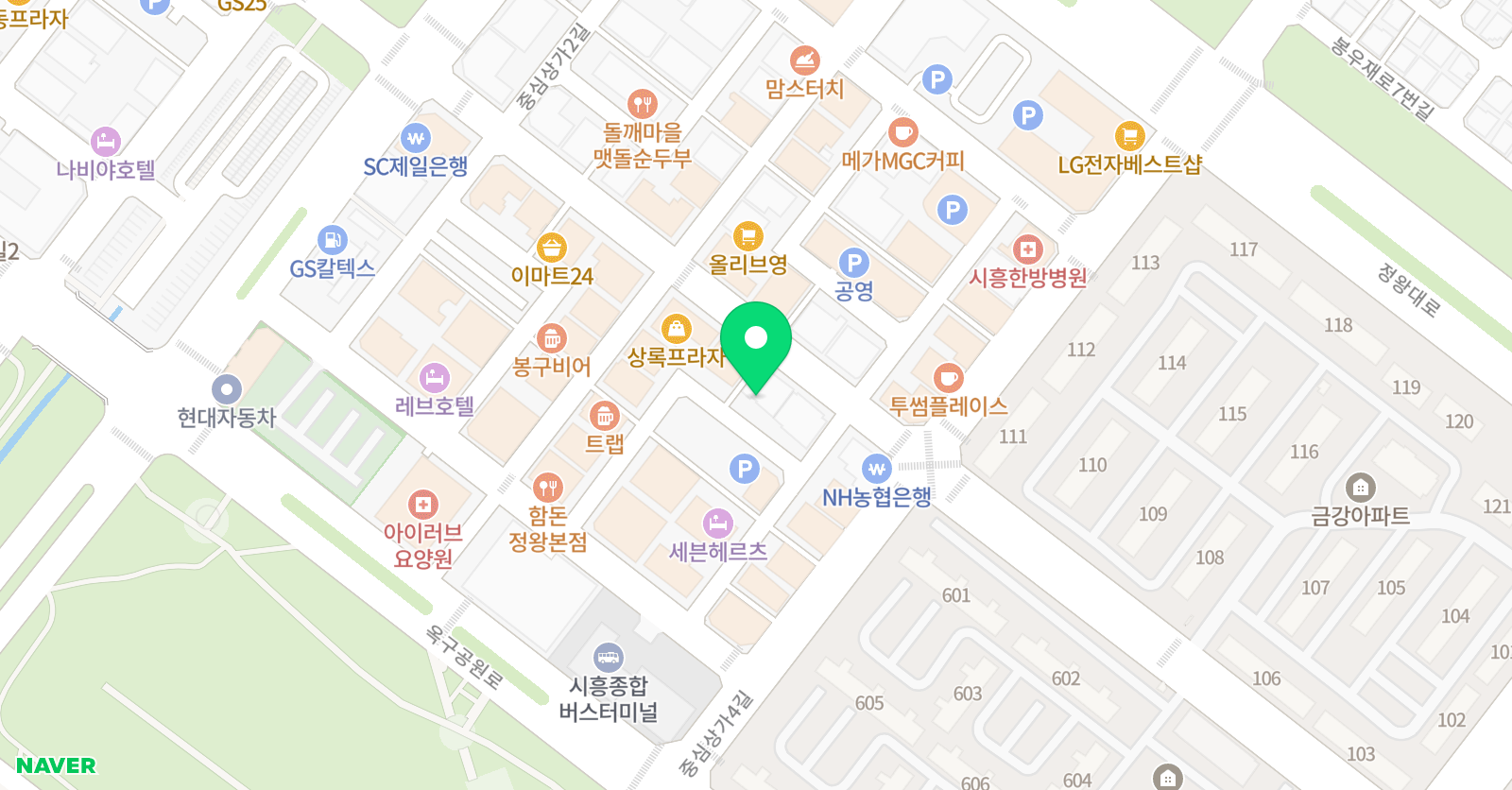 킥복싱 무에타이 정우관 위치
