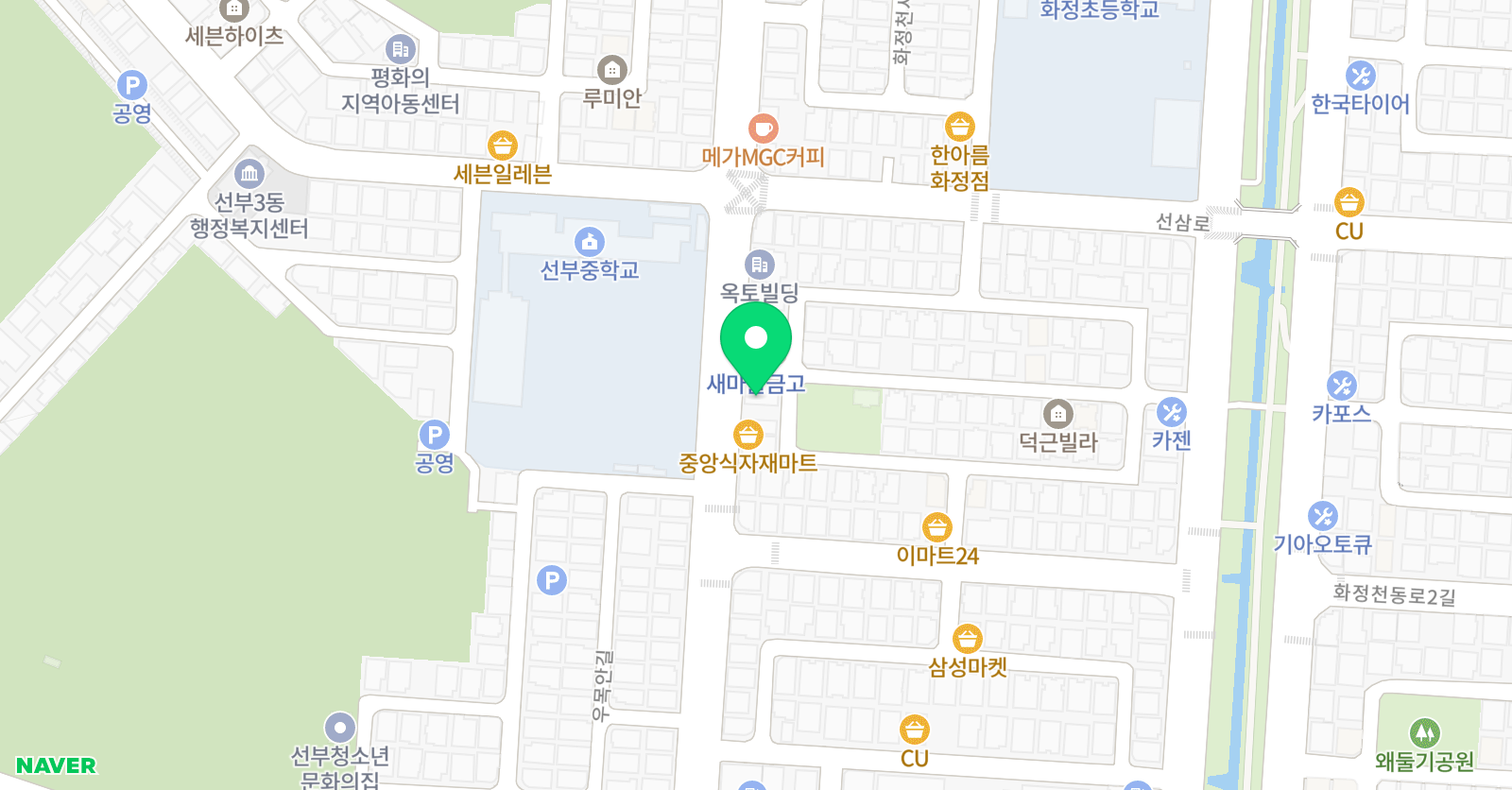 열정 태권도장 위치