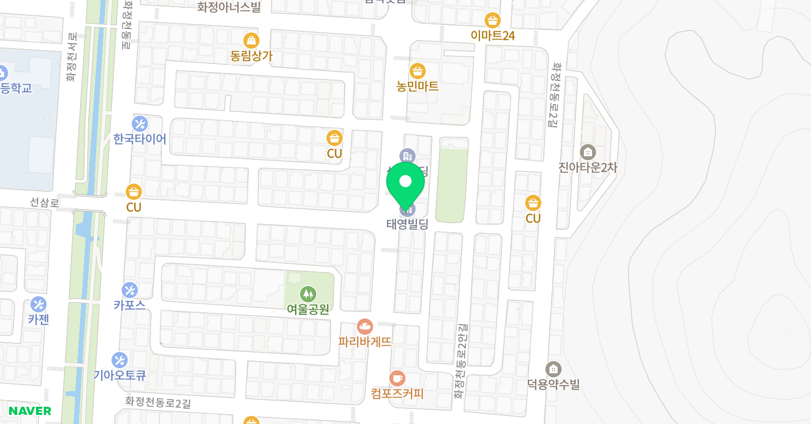 아이베스트 태권도 유치부전용관 위치