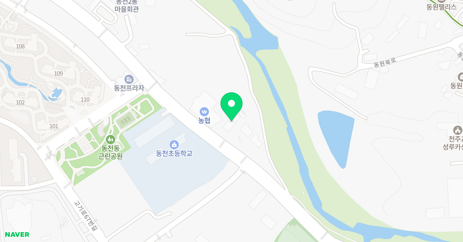 경희대히어로즈 태권도장 동천동센터 위치