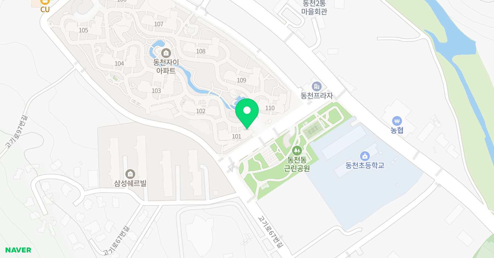 토론하는아이들 동천자이GLE센터 위치