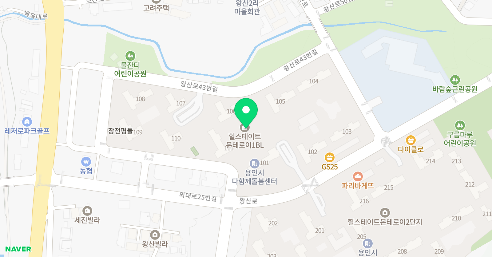 홈런스마트클래스 모현도현초점 위치