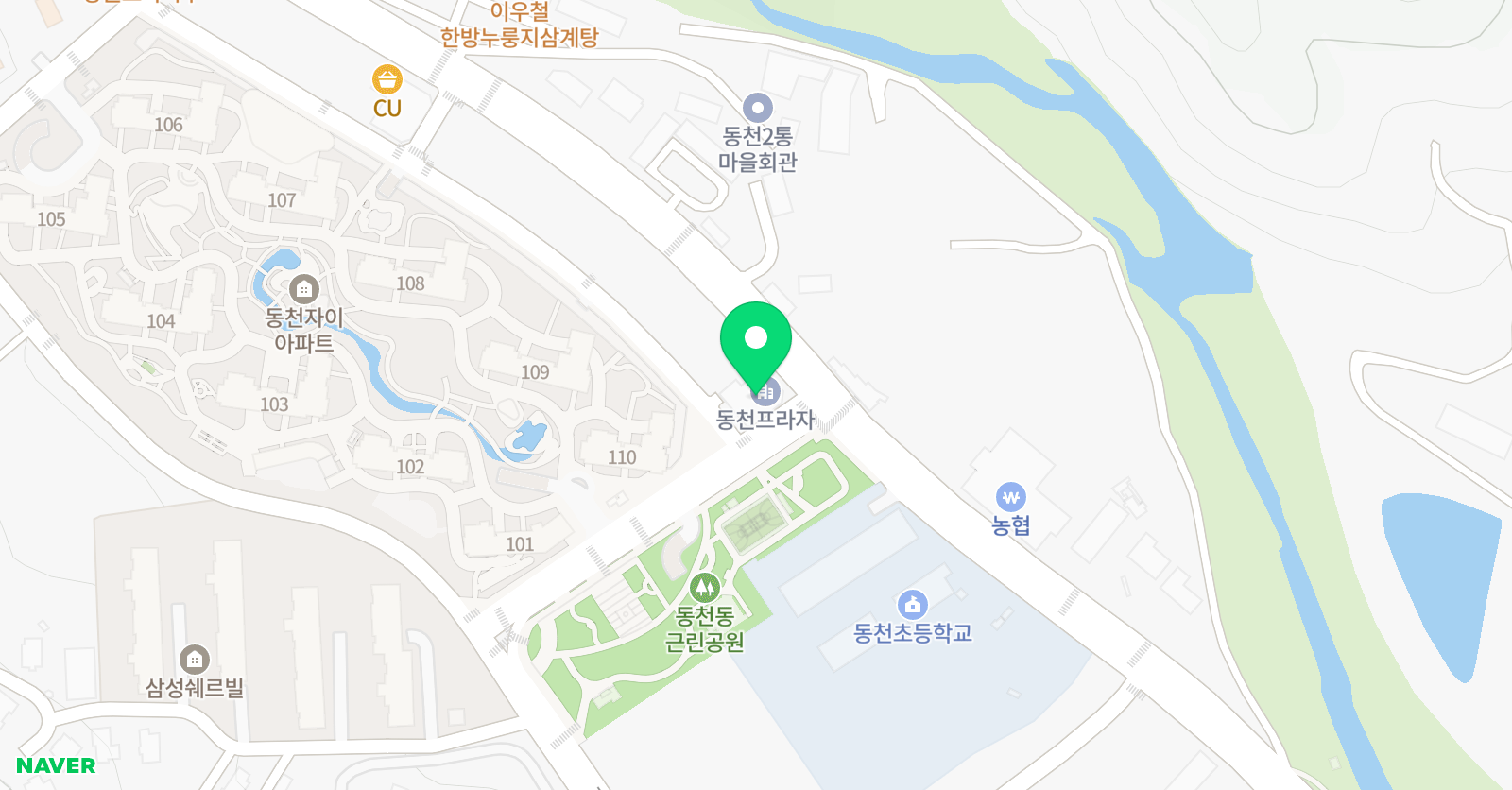 보네아트 미술학원 동천동점 위치
