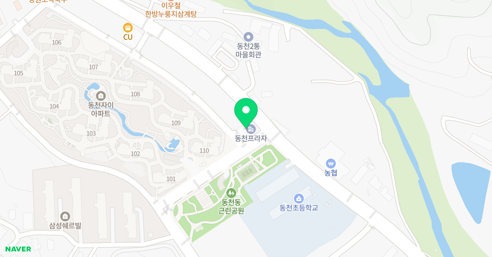 위블 영어학원 위치
