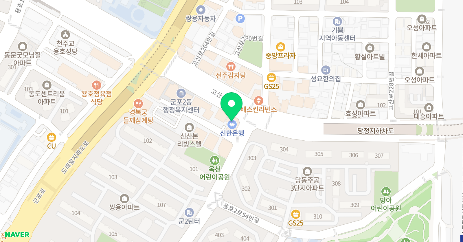 감성미술알록달록 미술학원 위치