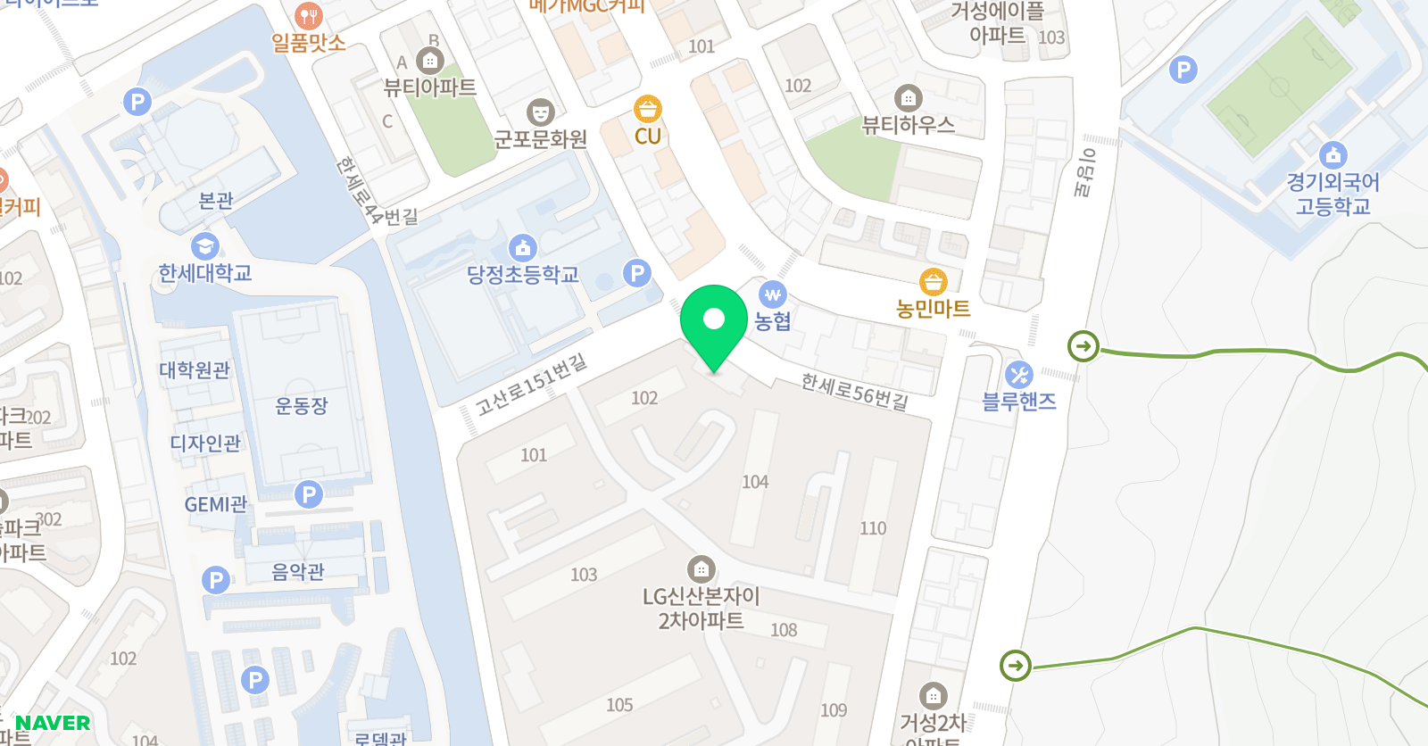 미래엔 영어교습소 당정초 위치