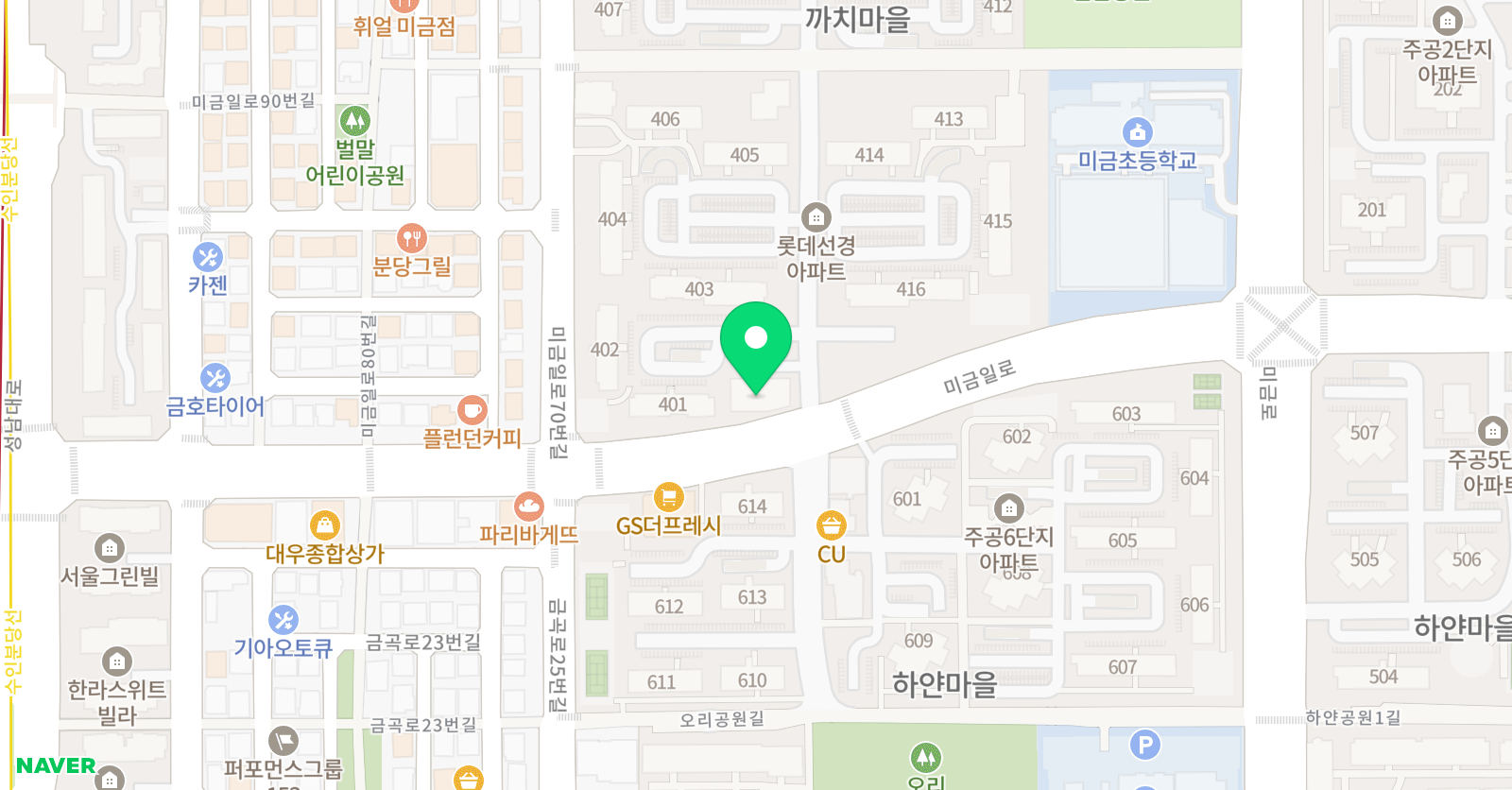 AK 수학 위치