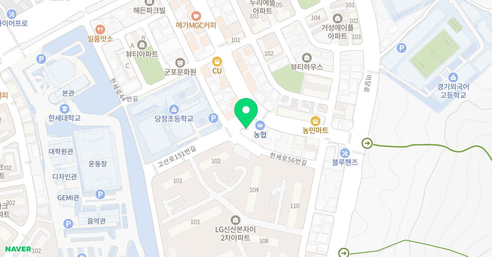 채움 학원 당정캠퍼스 위치
