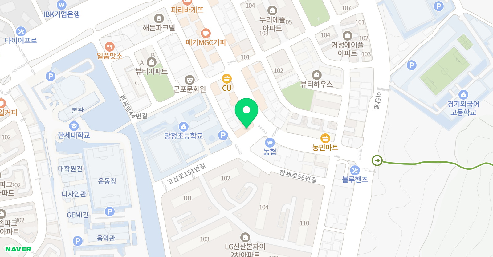 명문 음악학원 위치