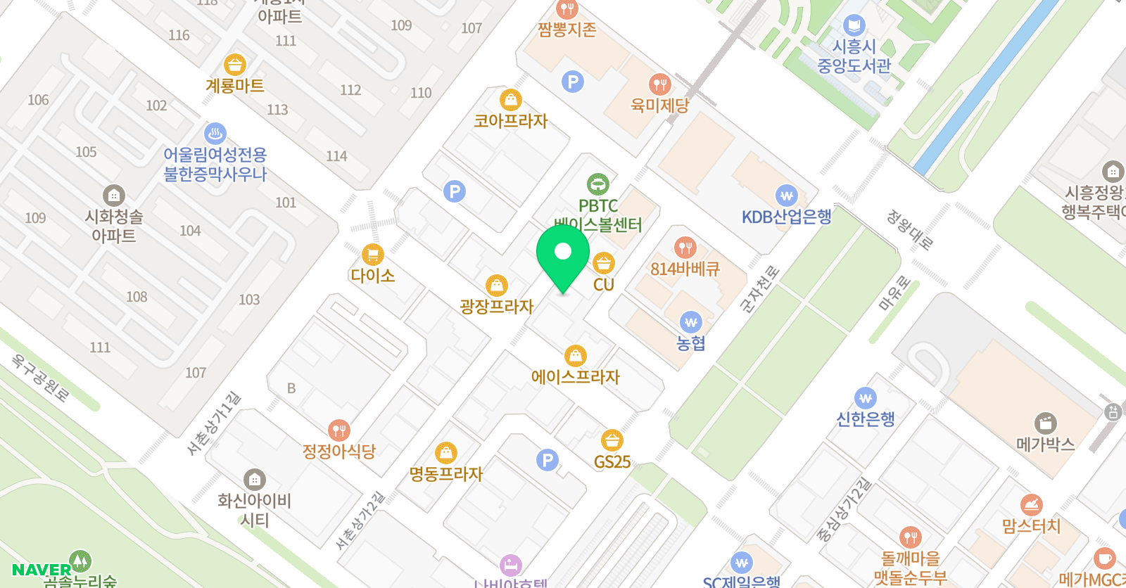 차&케이 댄스학원 위치
