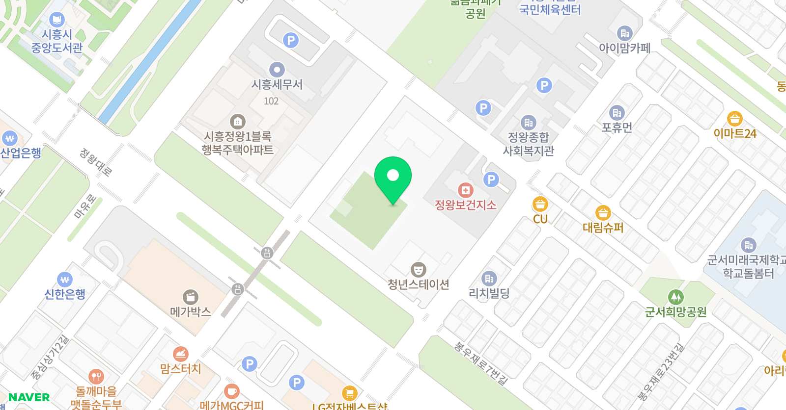 유앤싸커 시흥 위치