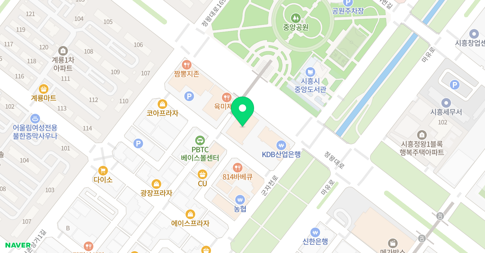 이삭 실용음악학원 위치