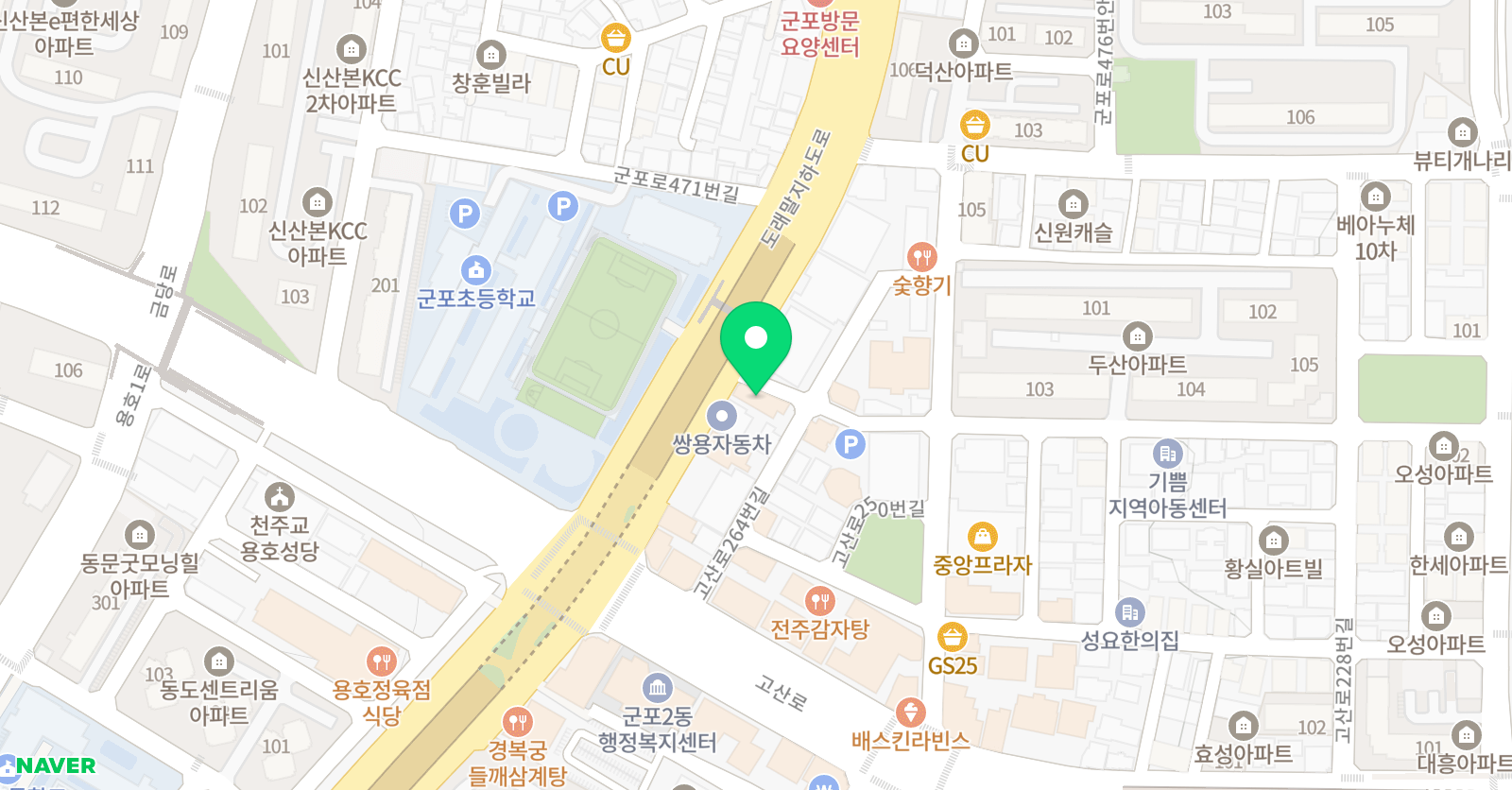 투쌤 학원 위치