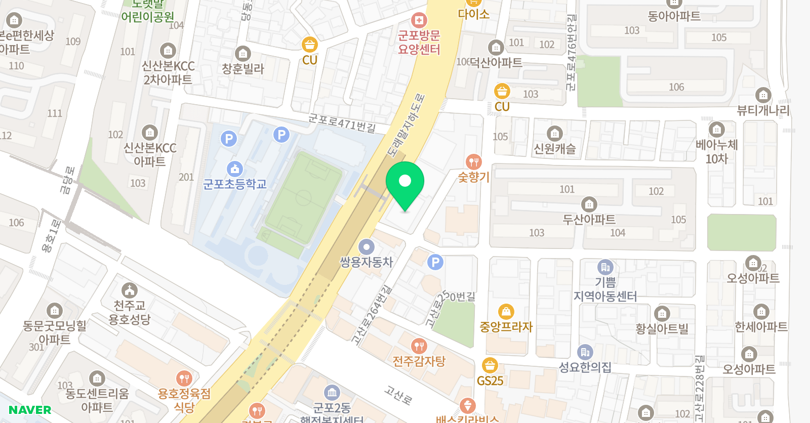 더샾 음악학원 위치