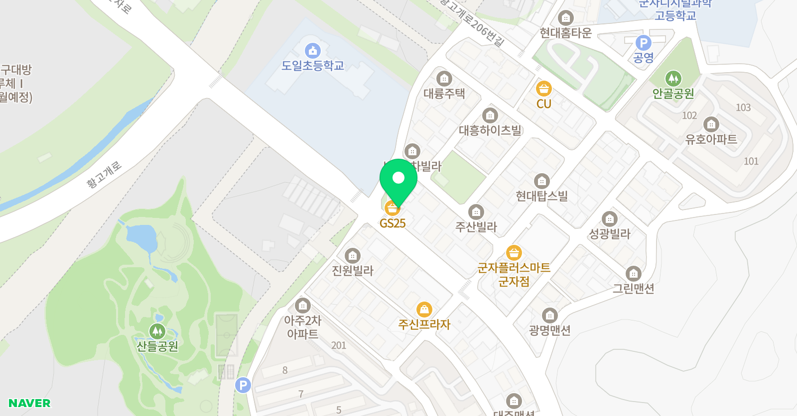 계명대 도일 태권도장 위치