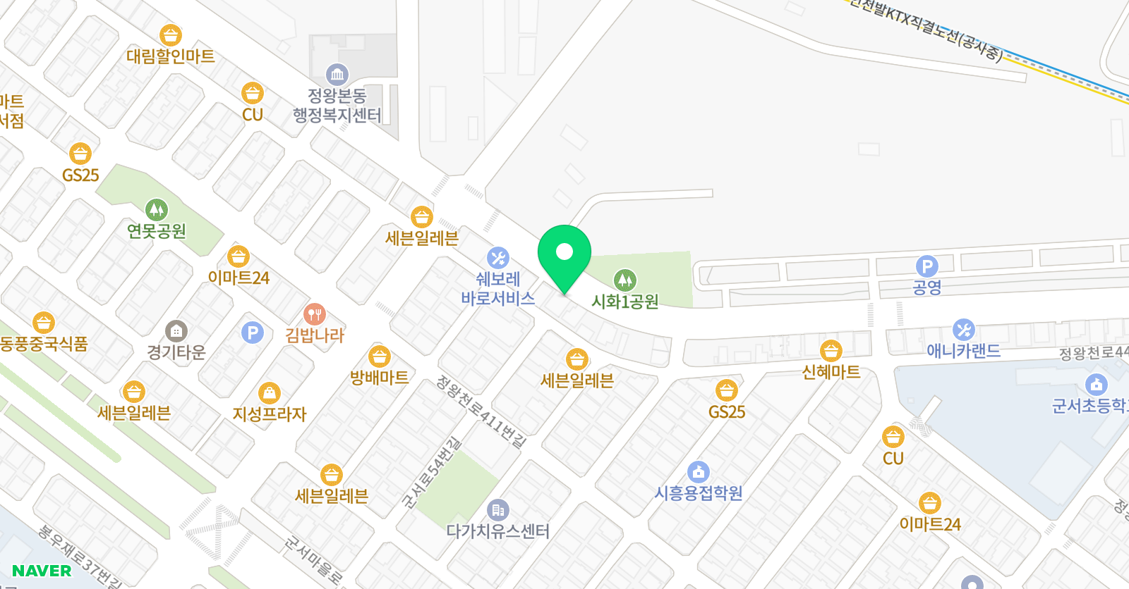 굿탑 보습학원 위치
