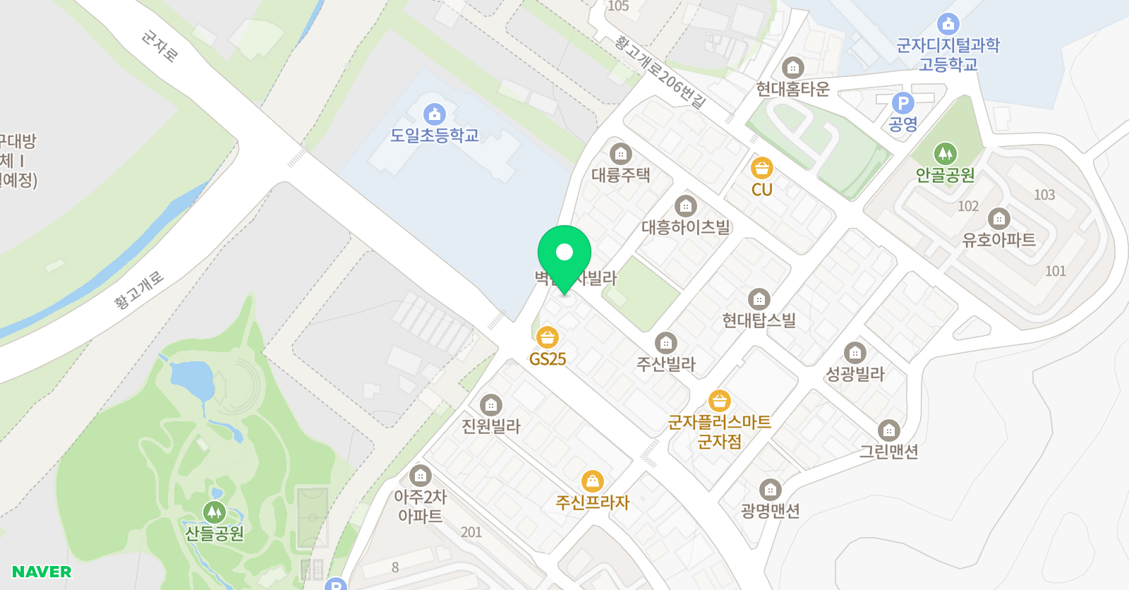 제이앤엘 영수학원 위치