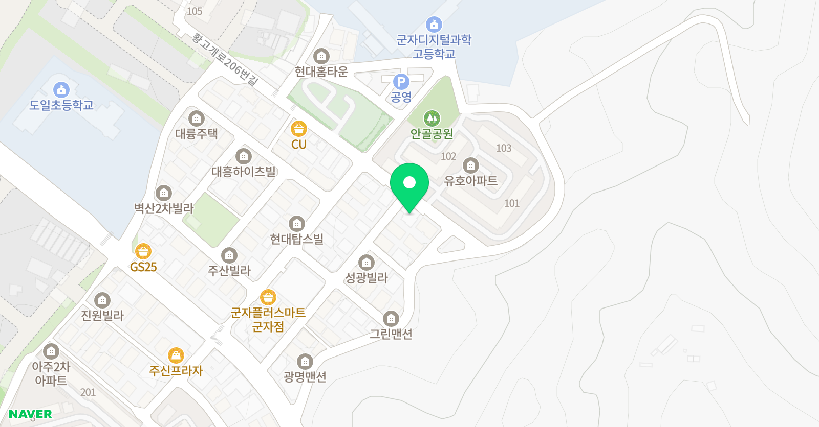 삼성 영어 다니엘학원 위치