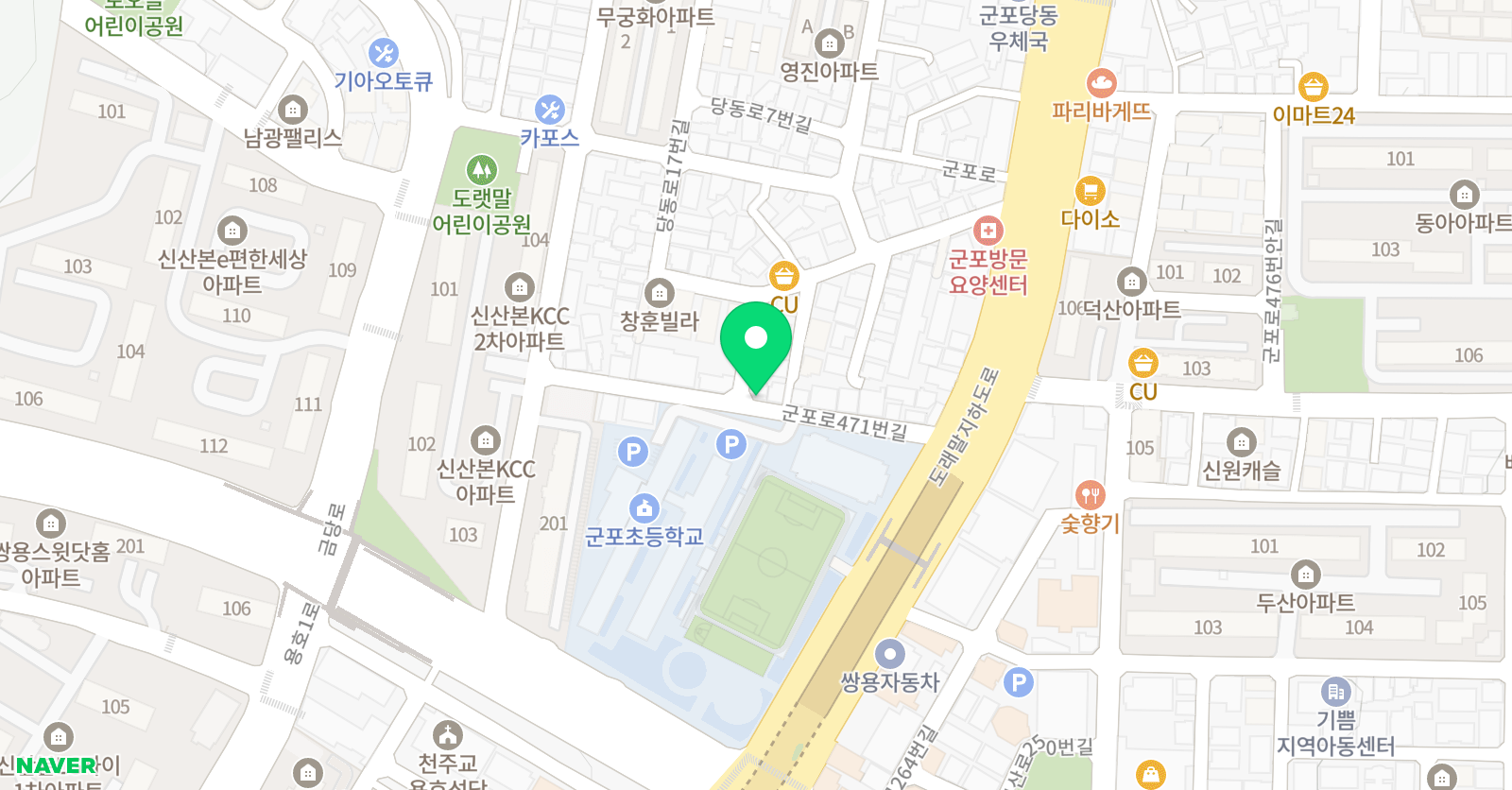 박토벤 음악학원 위치