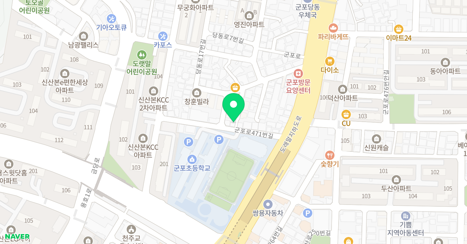 생각 수학교습소 위치