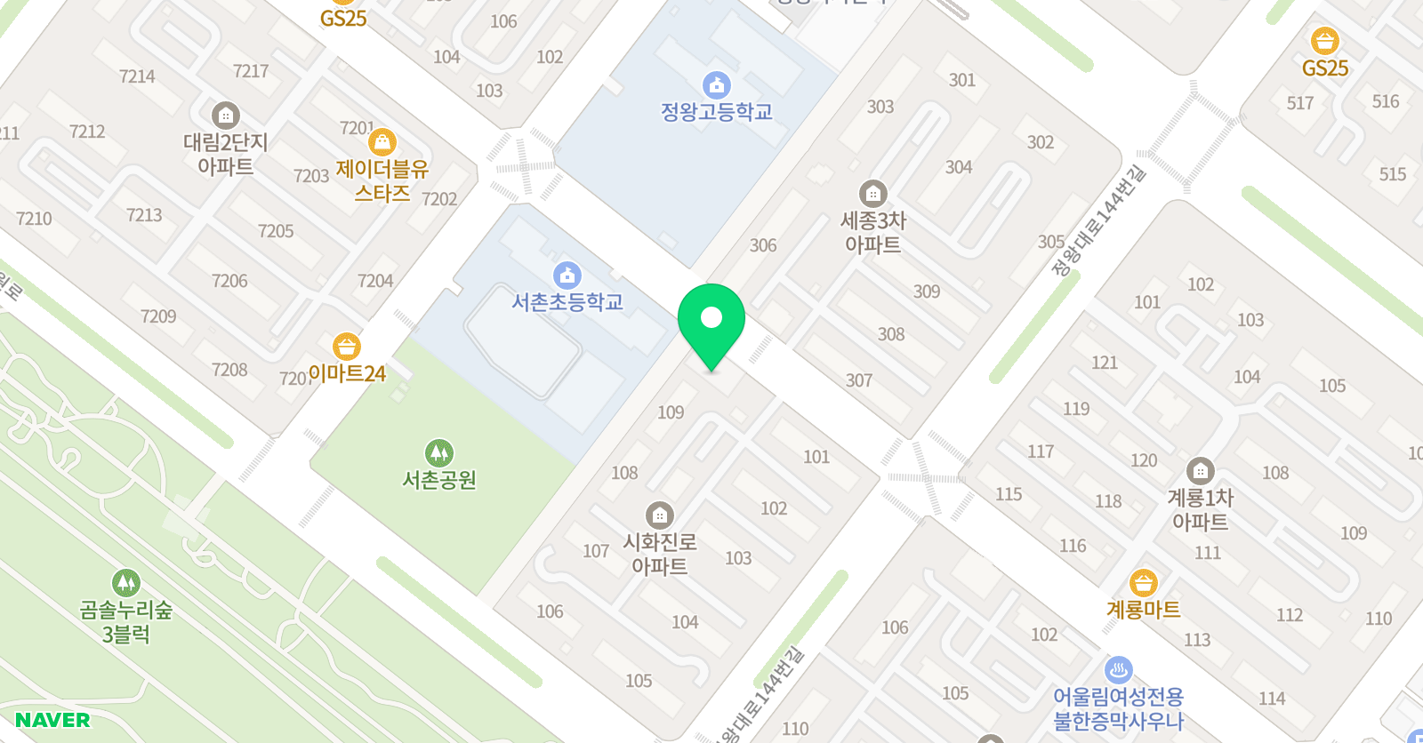 포르테피아노 음악교습소 위치