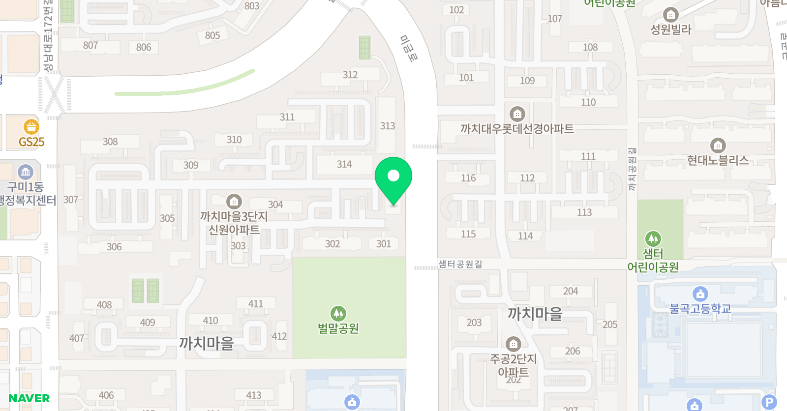 아뜰리에드숨 미술 위치