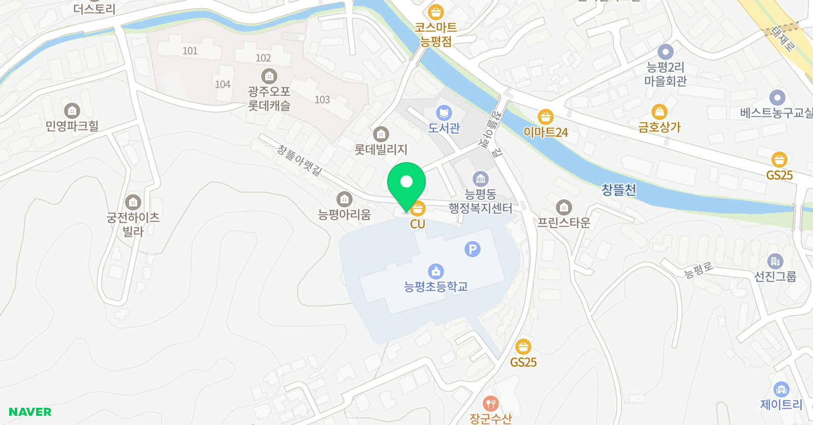 클랑 음악학원 위치