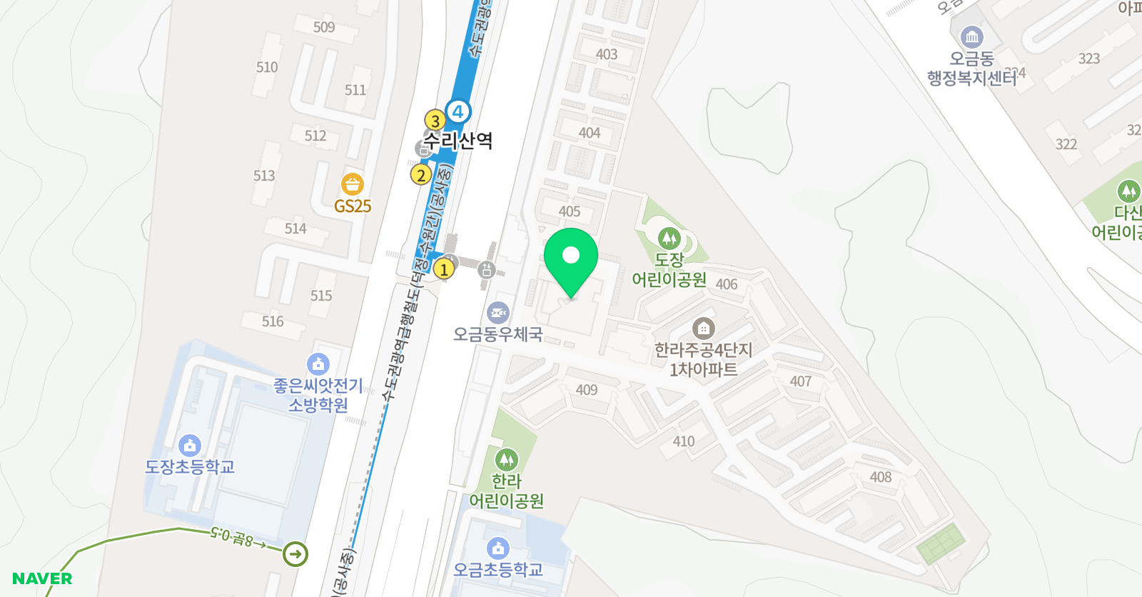 아뜰리에봄 미술교습소 위치