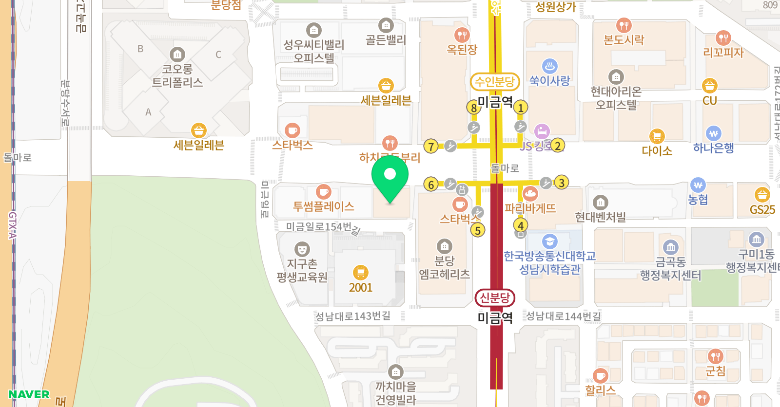 우선발레아카데미 위치