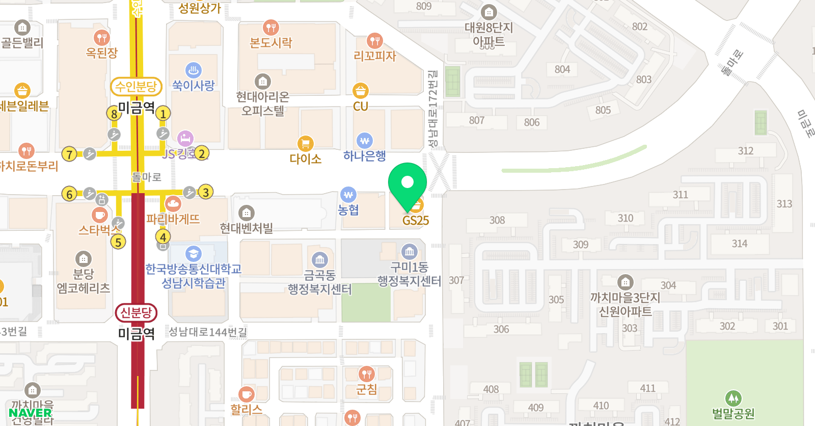 쌍띠망 미술 위치
