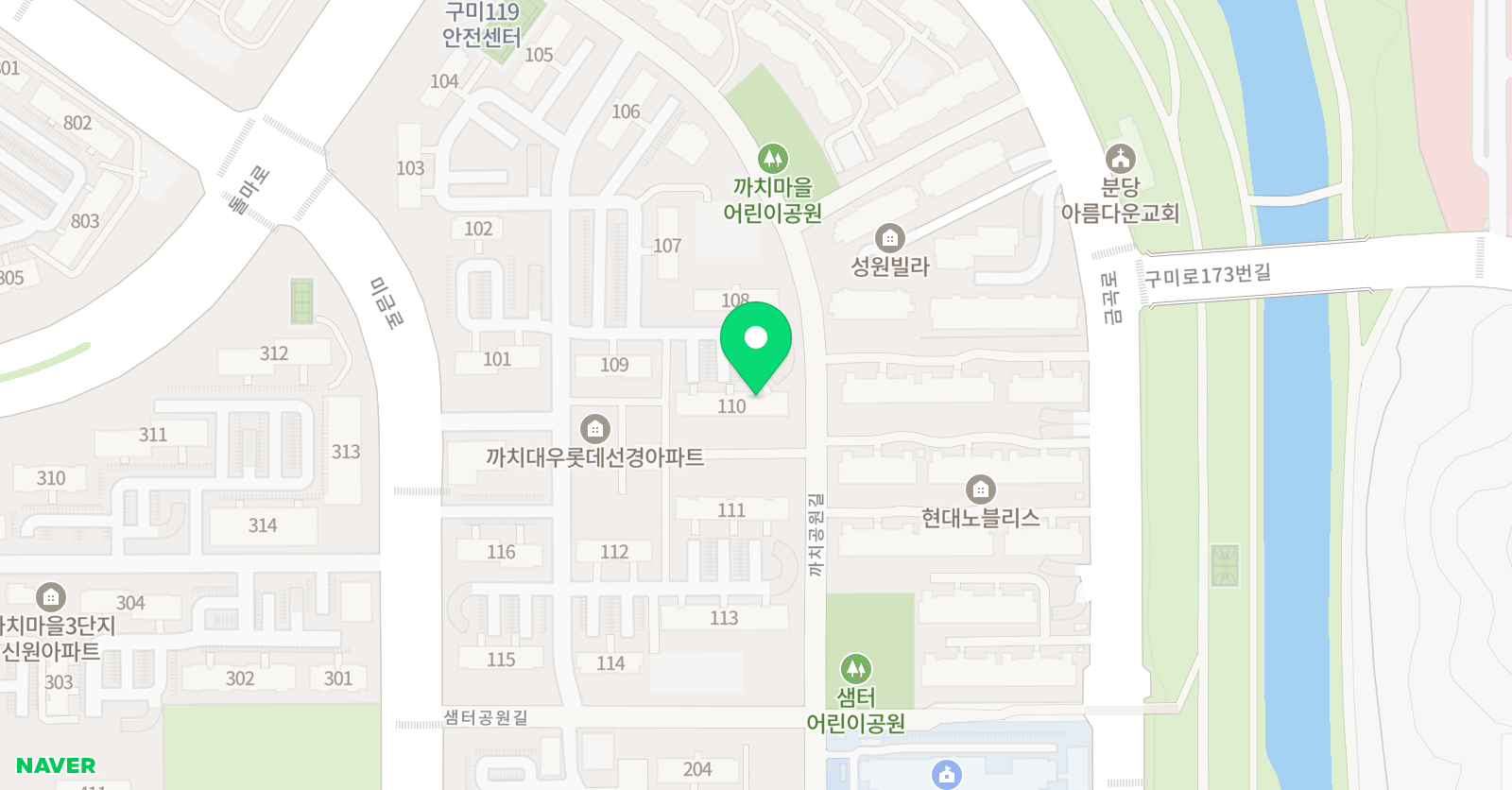 리드인 미금점 위치