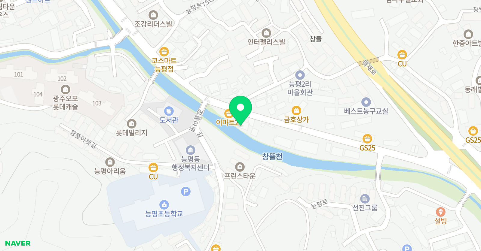 토론하는아이들 오포능평GLE센터 위치