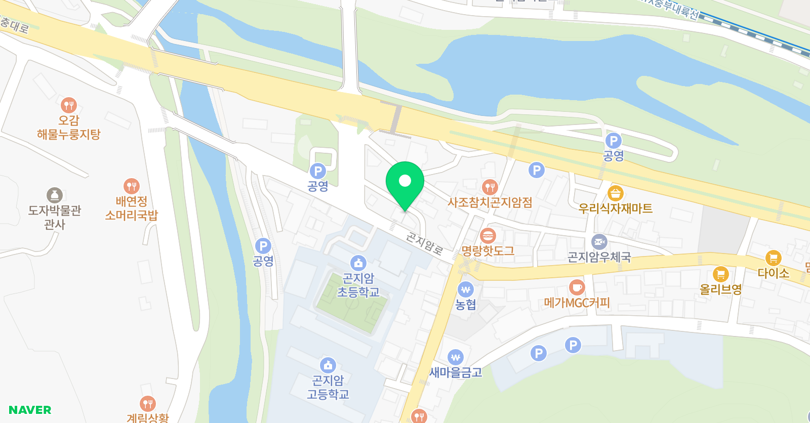 곤지암 우등생셀파 학원 위치