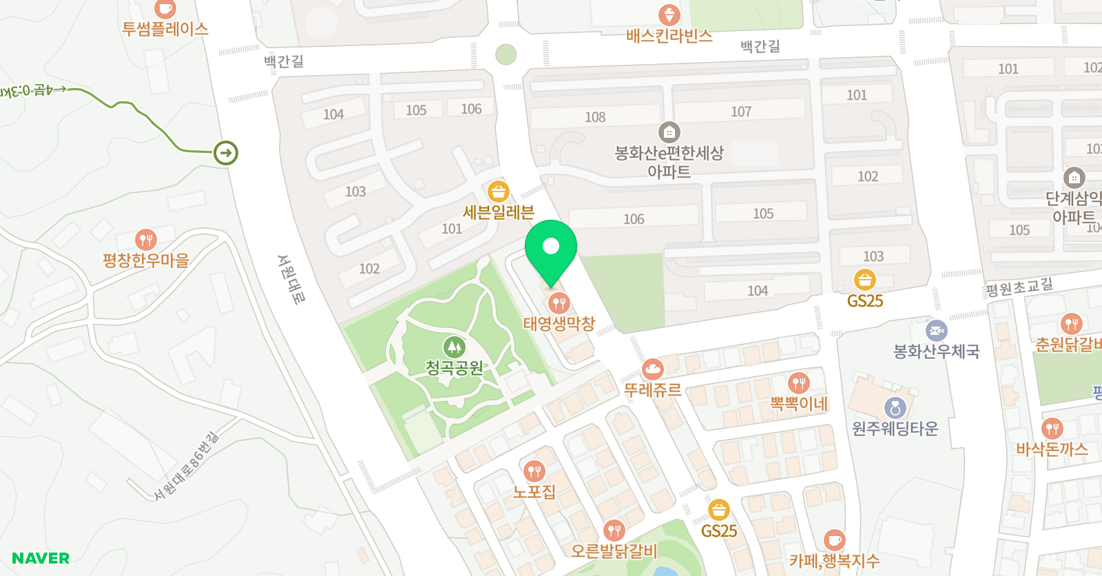 다감 영수학원 위치